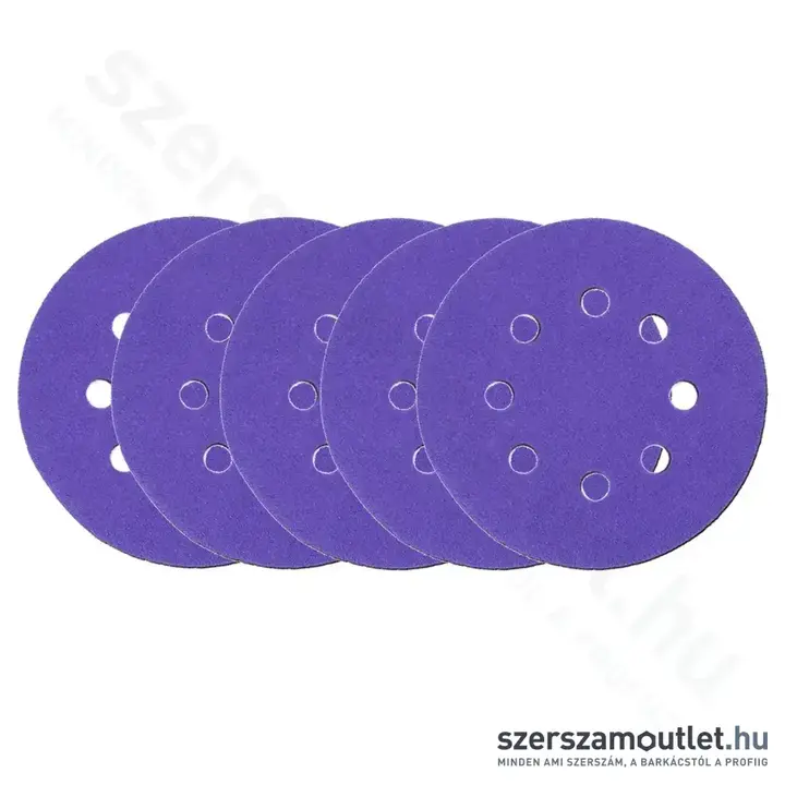 DEDRA Kerámia csiszolókorong 125mm P80 [5db]