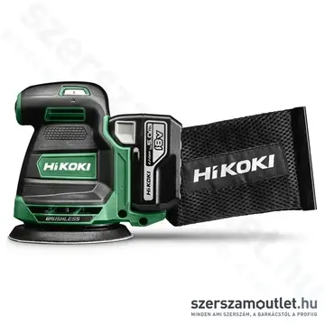 HIKOKI SV1813DA-WPZ Akkus excentercsiszoló 125mm HITBOXBAN (2x5,0Ah/18V)