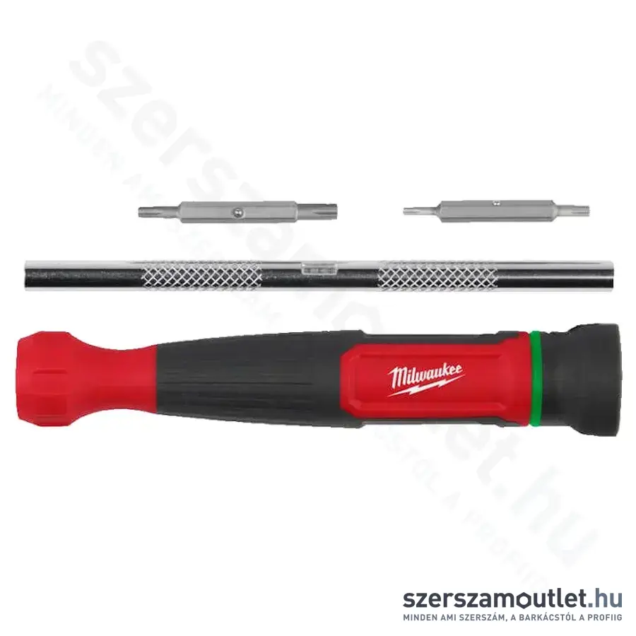 MILWAUKEE 4in1 Precíziós csavarhúzó multi-bit (TB07/08/10/15)