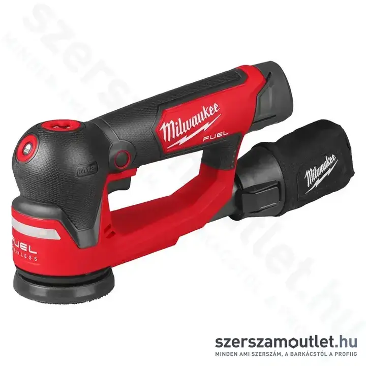 MILWAUKEE M12 FSDR75-202B Akkus excentercsiszoló táskában (2x2,0Ah/12V)