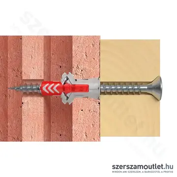 FISCHER DUOPOWER Műanyag dübel 8x40mm [100db/doboz] (535455)