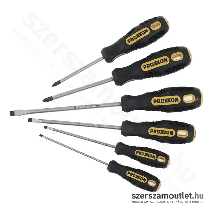 PROXXON FLEX-DOT Csavarhúzó készlet SL3-4-5,5-6,5/PH1-2, 6db-os