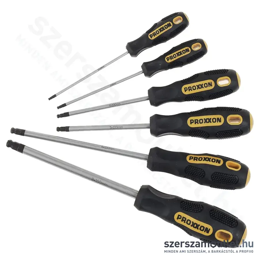 PROXXON FLEX-DOT Csavarhúzó készlet HX2,5-3-4-5-6-8, 6db-os