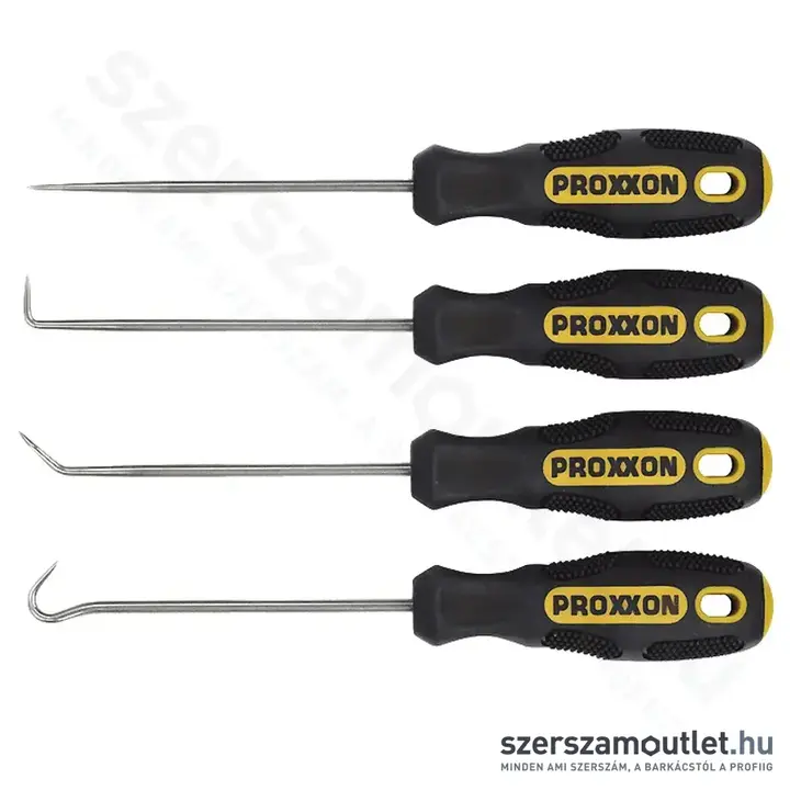 PROXXON MIKRO Tömítés kiszedő/szerelőkampó készlet 4db-os