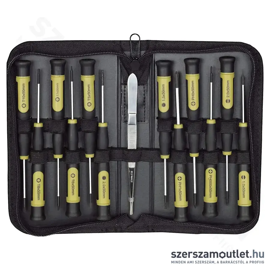 PROXXON MICRO Csavarhúzó készlet SL/PH/TX/HX, 13db-os