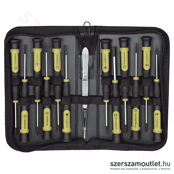 PROXXON MICRO Csavarhúzó készlet SL/PH/TX/HX, 13db-os