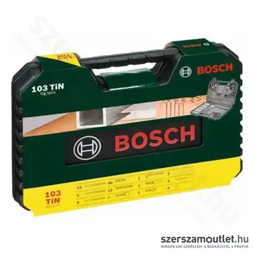 BOSCH 103 részes V-Line TIN fúró-csavarozó készlet (2607017367)