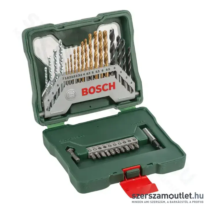 BOSCH 30 részes X-Line TIN fúró- és bitkészlet (2607019324)