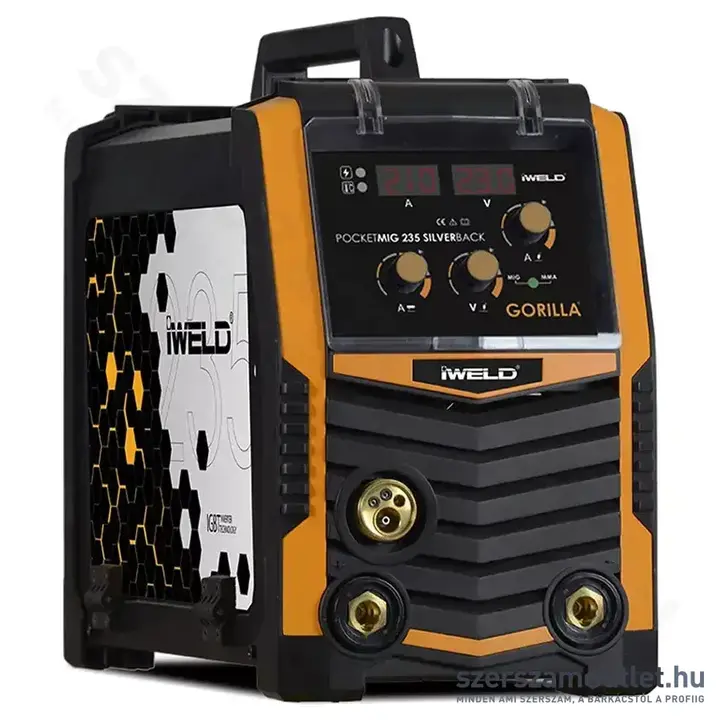 IWELD Gorilla POCKETMIG 235 Silverback Hegesztő inverter (MIG/MMA, 0,6-0,8mm, 230V)