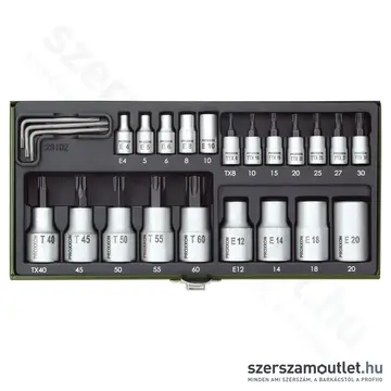 PROXXON Torx dugókulcs készlet 1/4