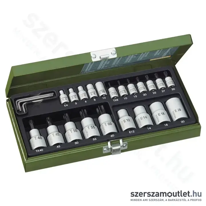 PROXXON Torx dugókulcs készlet 1/4