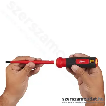 MILWAUKEE 10in1 VDE Csavarhúzó és bittartó készlet 10 részes (PH/PZ/SL) (4932493657)
