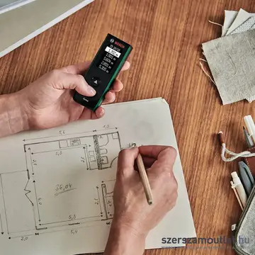 BOSCH Zamo Digitális lézeres távolságmérő 635Nm, 0,15-25m (0603672900)