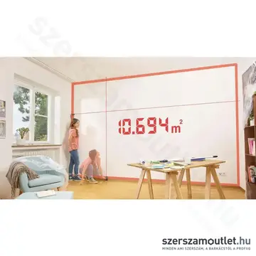 BOSCH EasyDistance 20 Digitális lézeres távolságmérő 635Nm, 0,14-20m (0603672A00)