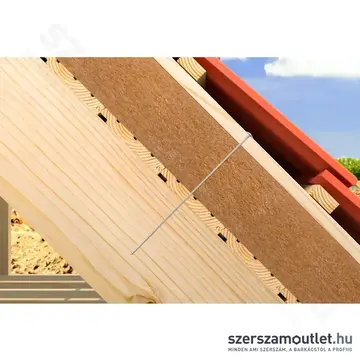 FISCHER PowerFast II WTP BC 50 Szerkezetépítő csavar, lapos fej, TX40, 8x120mm (50db/doboz)