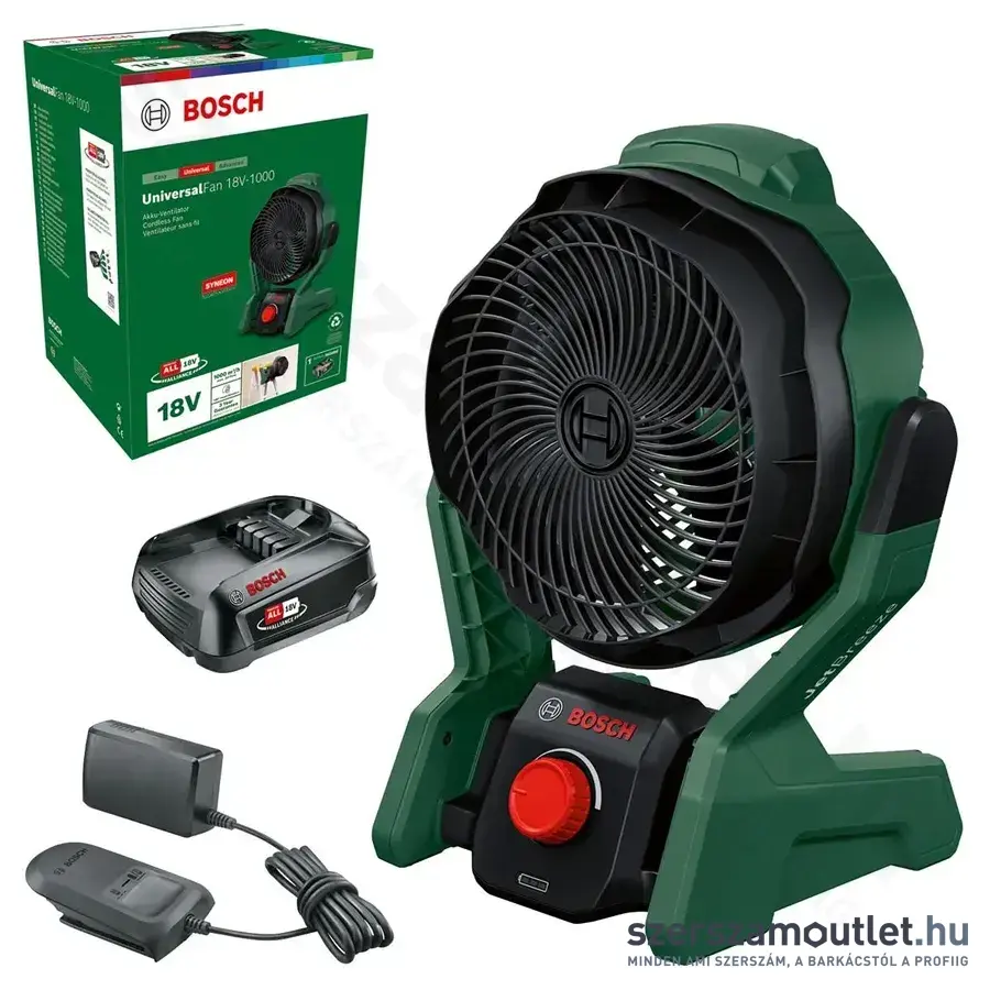 BOSCH UniversalFan 18V-1000 Akkus ventilátor 18V (1x2,0Ah/18V) (06039E1001)