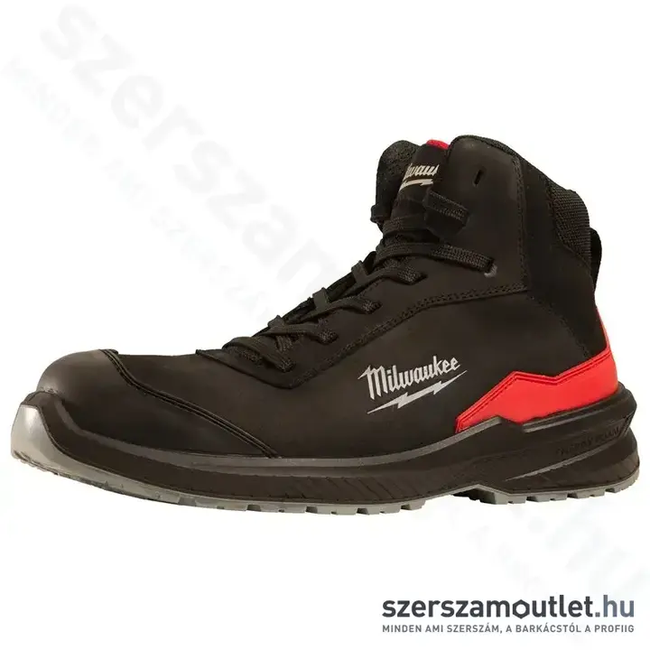 MILWAUKEE FLEXTRED S3S Munkavédelmi bőr magasszárú cipő 44-es (1M110133)