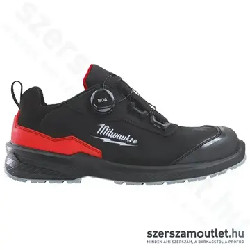 MILWAUKEE FLEXTRED S3S Munkavédelmi bőr félcipő BOA fűzővel 40-es (B1L110133)