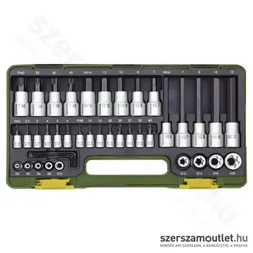 PROXXON Torx/Imbusz dugókulcs készlet 1/4