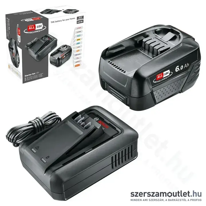 BOSCH PBA 18V Akku és AL 18V-44 töltő (1x6,0Ah/18V)