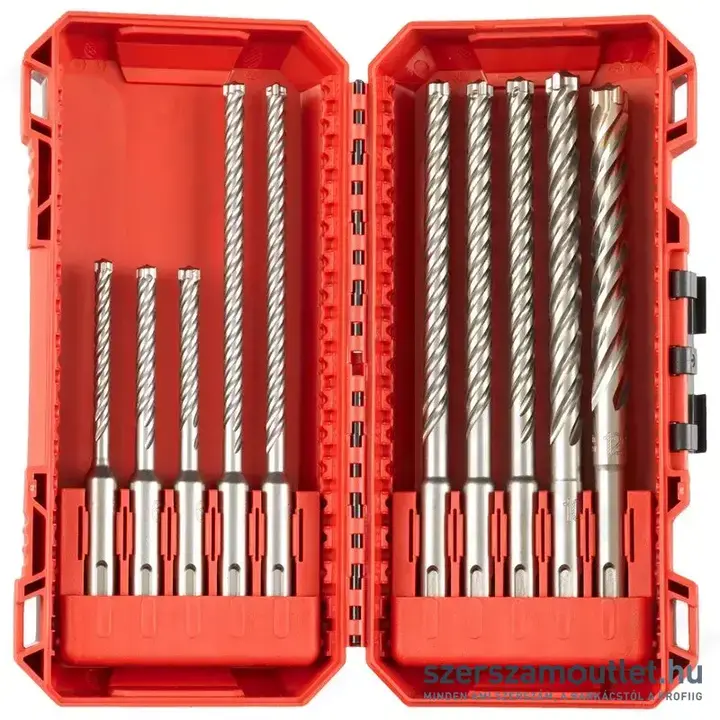 MILWAUKEE SDS-Plus MX4 SET 3 Fúrószár készlet 10 részes (5-12mm)