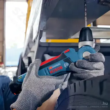 BOSCH GWB 12V-10 Akkus sarokfúrógép L-Boxx kofferben (2x12V/2.0Ah)