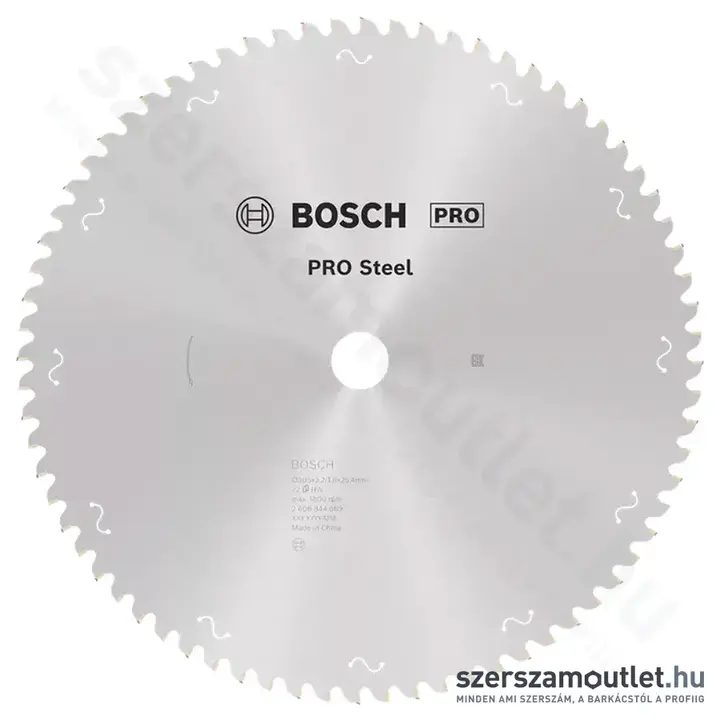 BOSCH PRO Steel Körfűrészlap acélhoz T72, 305x2,2x25,4mm