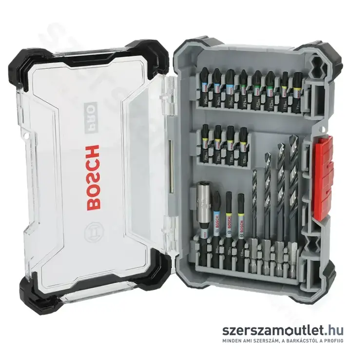 BOSCH PRO Impact Csavarbitkészlet + fúrószár készlet fémhez 3-6mm, 20db-os