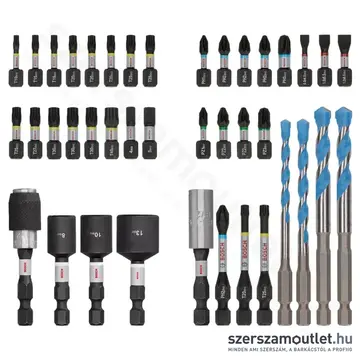 BOSCH PRO Impact Csavarbitkészlet + fúrószár készlet 5-8mm, 40db-os