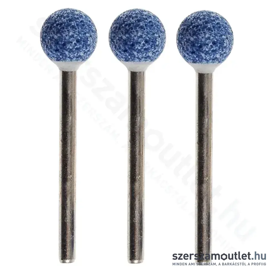 PROXXON Csiszolótüske, gömb alakú, 9mm, 3mm (3db/csomag)