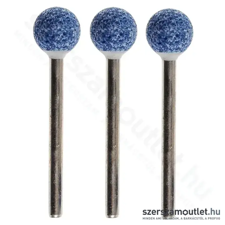 PROXXON Csiszolótüske, gömb alakú, 9mm, 3mm (3db/csomag)