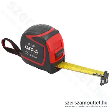 YATO Mérőszalag gumírozott 7,5m/25mm (YT-71086)