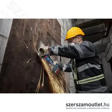 BOSCH GWS 18V-11 Akkus sarokcsiszoló (18V/125mm) (Akku és töltő nélkül!) (06019N4100)