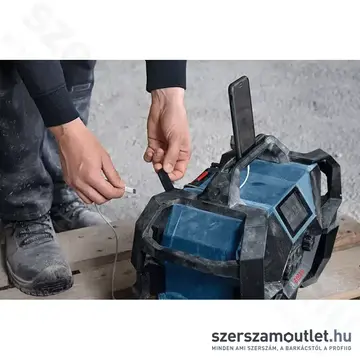 BOSCH GPB 18VH-6 SRC Akkus rádió és töltő (18V) (Akku és töltő nélkül!) (06014A6200)