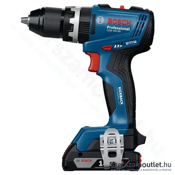 BOSCH GSB 18V-65 Professional Akkus szénkefementes ütvefúró-csavarozó 65/31Nm, 13mm (2x2,0Ah/18V)