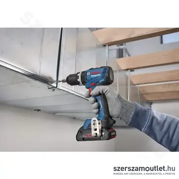 BOSCH GSB 18V-65 Professional Akkus szénkefementes ütvefúró-csavarozó 1,5-13mm, 65/31Nm(2x5,0Ah/18V)