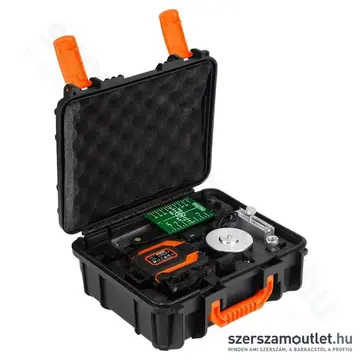 NEO TOOLS Lézeres színtező, zöld, önbeálló, 3x360°, 25m, 12vonal, IP43 (4,0Ah/3,7V)