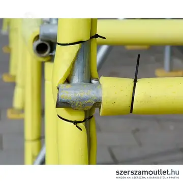NEO TOOLS EXTREME Kábelkötegelő, gyorskötöző, UV-álló, 7,6x300mm (Fekete) (50db/csomag)