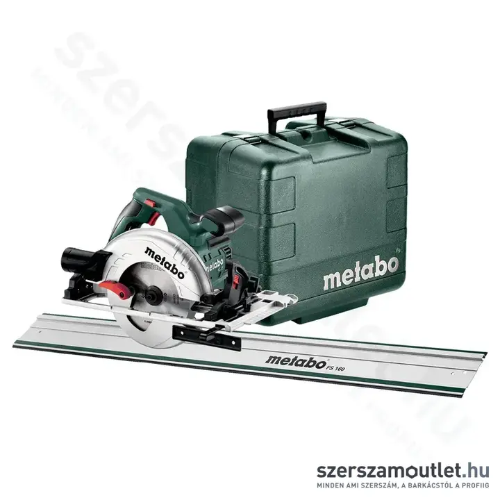 METABO KS 55 FS Set Kézi körfűrész 160mm, 1200W/230V + FS 160 vezetősín 160cm