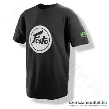 FESTOOL SH-FT3-XXL/2 100Y Póló 100 éves Festool évfordulóra XXL-es (Fekete/Fehér) (2db/csomag)