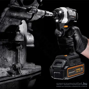 DEWALT X MCLAREN 18V XR ÜTVECSAVAROZÓ + 2x 5Ah akkumulátor + DCB1104 4A töltő, TSTAK koffer