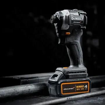 DEWALT X MCLAREN 18V XR ÜTVECSAVAROZÓ + 2x 5Ah akkumulátor + DCB1104 4A töltő, TSTAK koffer
