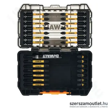 DEWALT × MCLAREN 28 DARABOS FLEXTORQ KÉSZLET, TOUGH CASE-BEN + Impact Ready bittartó