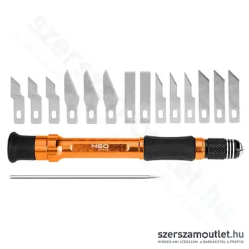 NEO TOOLS Dekorkés készlet alumínium nyéllel, 14db-os