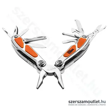NEO TOOLS 12in1 Multifunkciós szerszám, 12 funkció, LED lámpa, 155/100mm