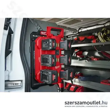 MILWAUKEE M18 MPC6 MOBIL PACKOUT™ 6 portos gyorstöltő (4932498551)