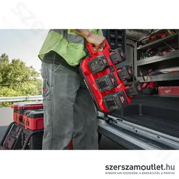 MILWAUKEE M18 MPC6 MOBIL PACKOUT™ 6 portos gyorstöltő (4932498551)