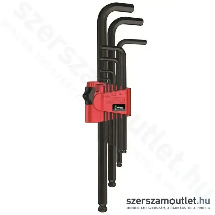 WERA 950/9 Hosszított imbuszkulcs készlet 9 részes (1,5-10mm)