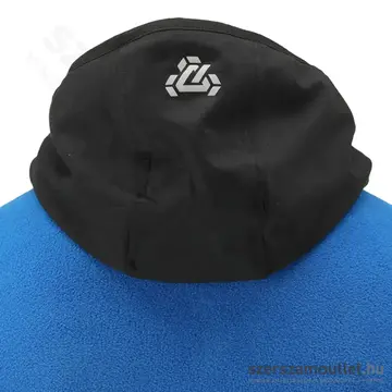 YATO Polár pulóver, kapucnis, cipzáras, 2XL-es (Fekete/Kék)