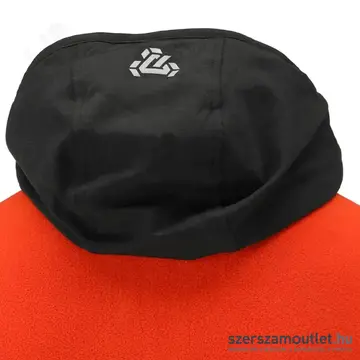 YATO Polár pulóver, kapucnis, cipzáras, 2XL-es (Fekete/Piros)